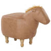 Beliani HORSE - Dierenhocker-Beige-Kunstleer