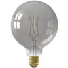 CALEX - LED Lamp - Globe - Smart LED G125 - E27 Fitting - Dimbaar - 7W - Aanpasbare Kleur CCT - Grijs