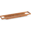 Zeller Badplank - bruin - bamboe hout - 70 cm - badrekje - Badplanken