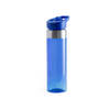 Drinkfles/waterfles/sport bidon blauw kunststof 650 ml - Drinkflessen