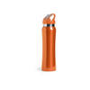 Drinkfles/waterfles Powerline - 800 ml - metallic oranje - RVS - Bidon - Drinkflessen