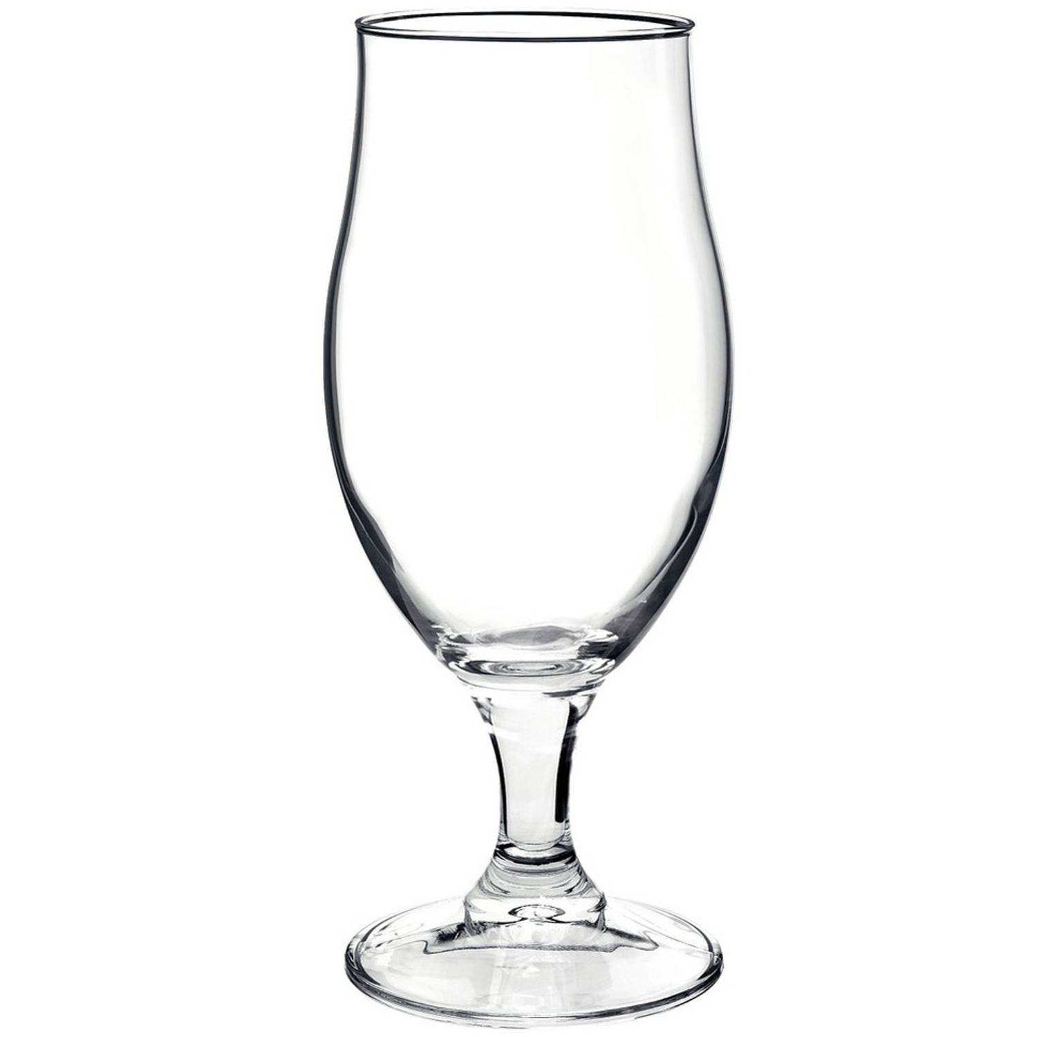 lont aankomst idee 6x Stuks luxe bierglazen voor speciaalbier 375 ml - Bierglazen | Blokker