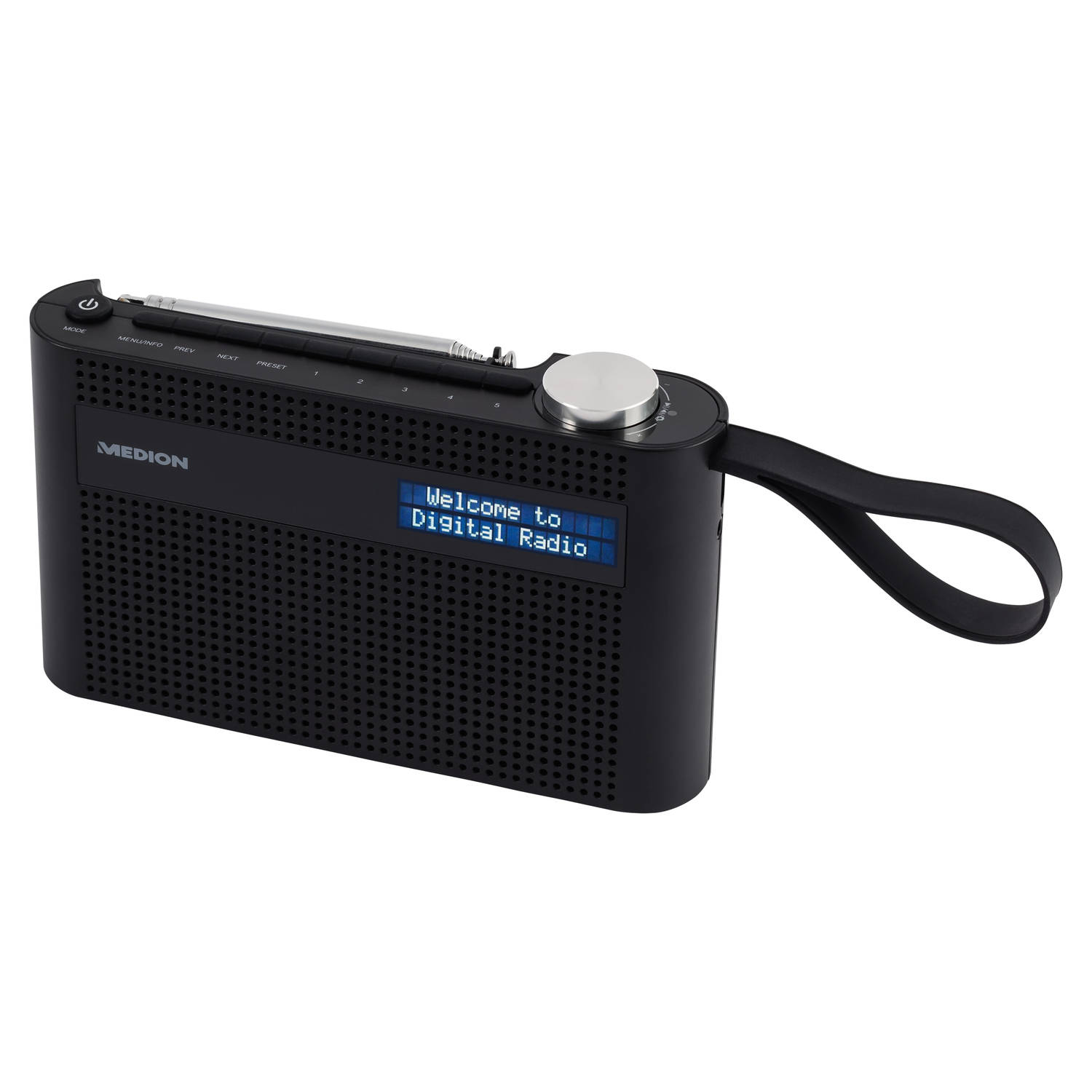 stapel Stewart Island schuur MEDION E66325 - DAB+ Draagbare Radio met Bluetooth - Zwart | Blokker