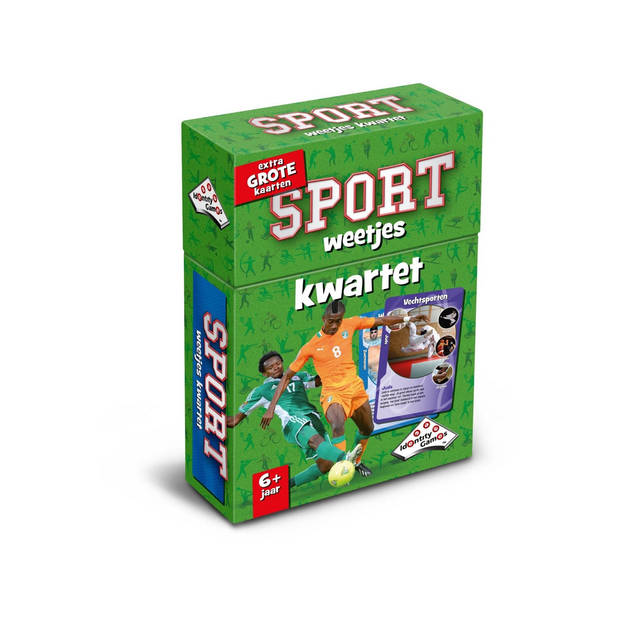 Spellenbundel - Kwartet - 3 stuks - Wildlife Kwartet & Kikker Junior Kwartet & Sport Weetjes Kwartet