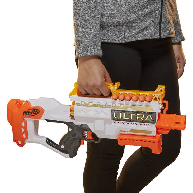 NERF Ultra Dorado Blaster junior 27,2 cm wit/oranje