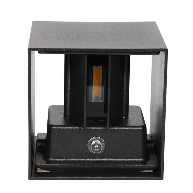 Steinhauer Buitenlamp Boxx incl. LED 2 lichts dag nacht sensor zwart
