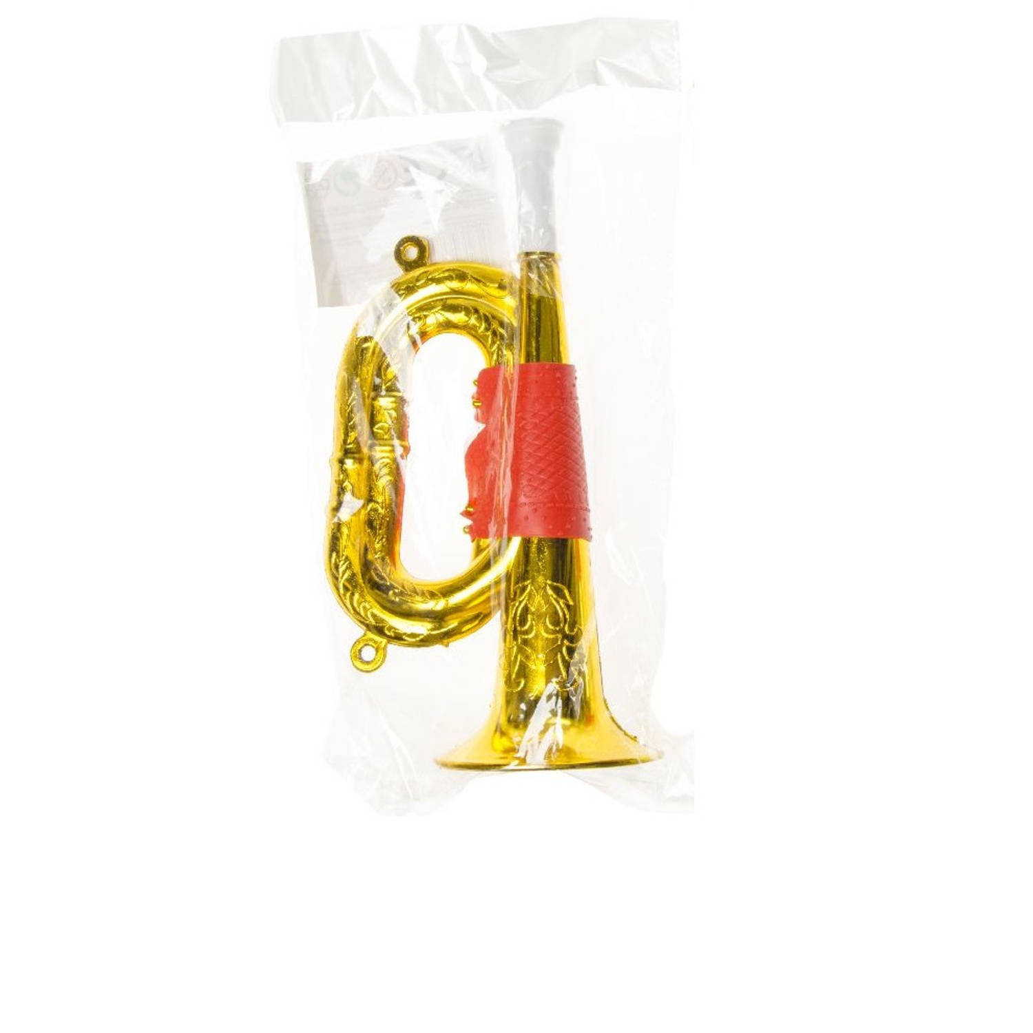 matras vragen coupon Plastic speelgoed trompet goud 22 cm - Speelgoedinstrumenten | Blokker