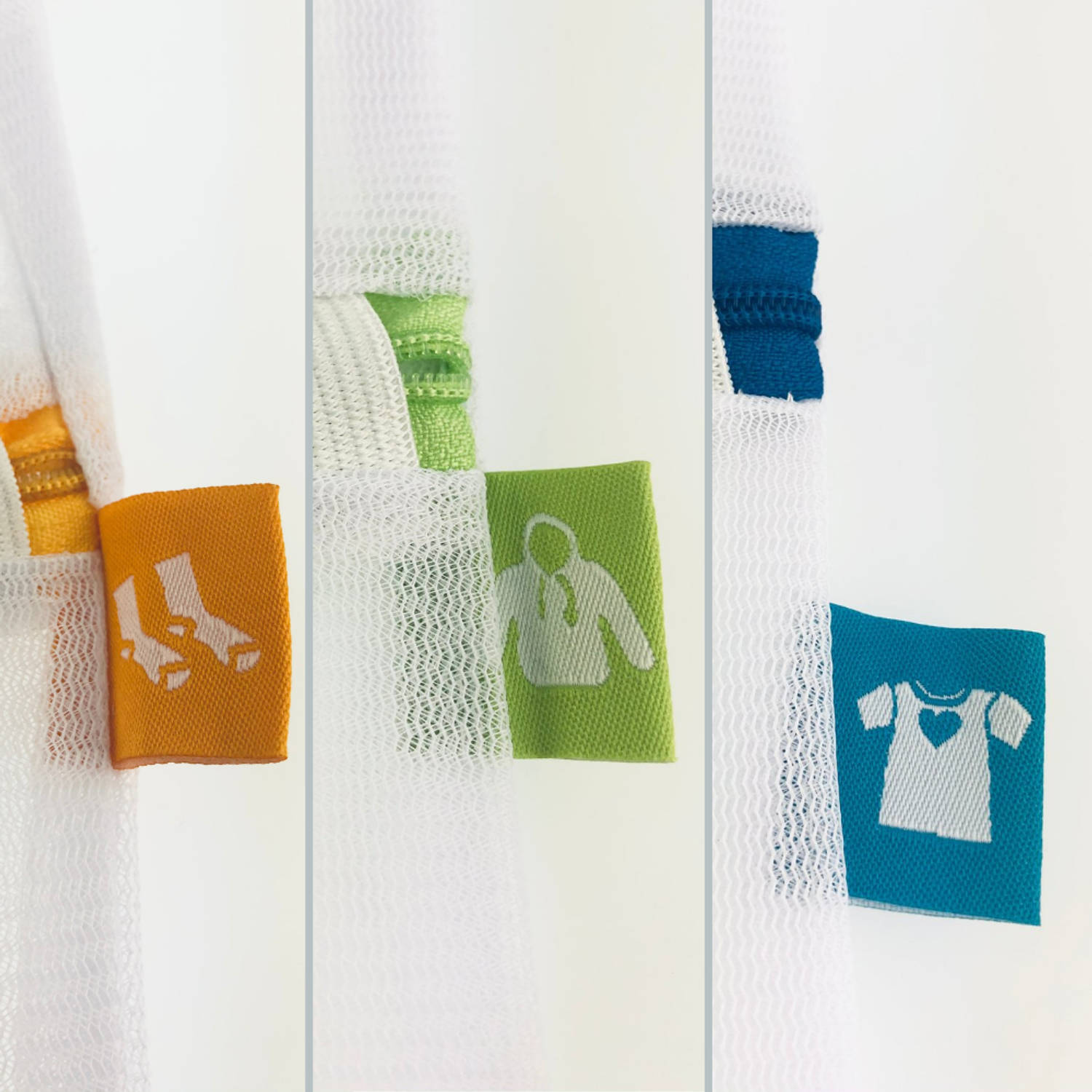 Cadeau kruising genetisch Orange85 Waszak - voor Wasgoed - Set van 3 - Lingerie - Wasnet - Wastas -  Laundry bag | Blokker
