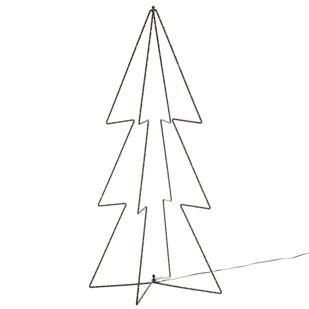 Kerstverlichting 3D kerstbomen met 90 lampjes 91 cm - kerstverlichting figuur