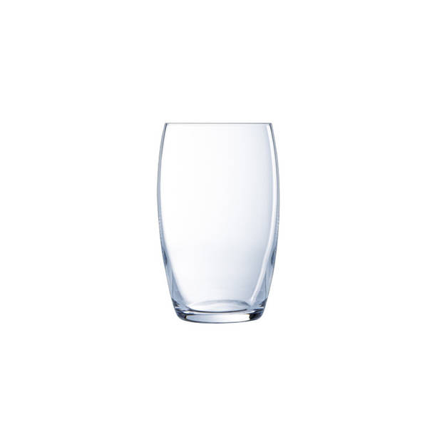 Luminarc Versailles water/sap glazen setje van 6x stuks inhoud 375 ml - Drinkglazen