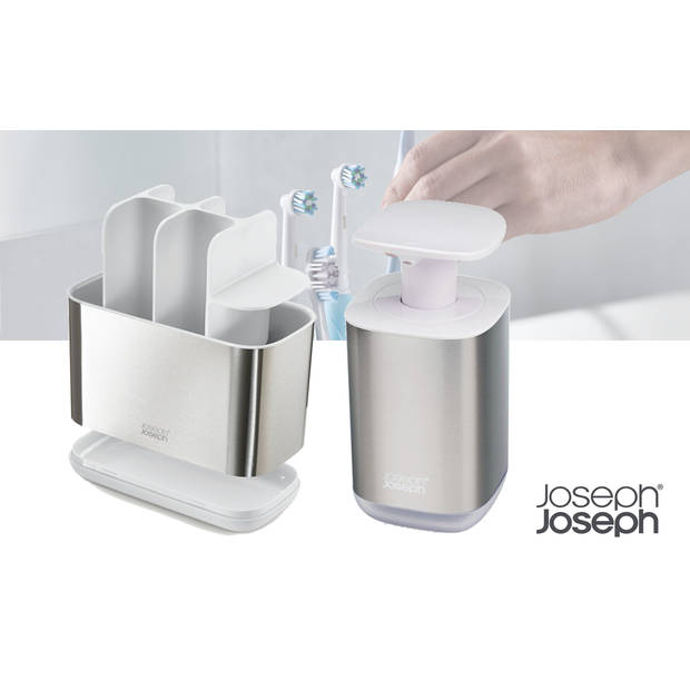 Joseph Joseph - Giftset Bathroom Beauties Set van 2 Stuks - Roestvast Staal - Zilver