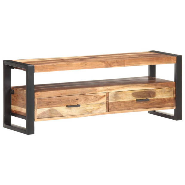 vidaXL Tv-meubel 120x35x45 cm hout met honingkleurige afwerking