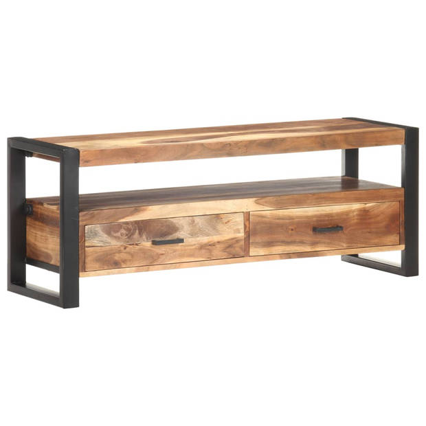 vidaXL Tv-meubel 120x35x45 cm hout met honingkleurige afwerking