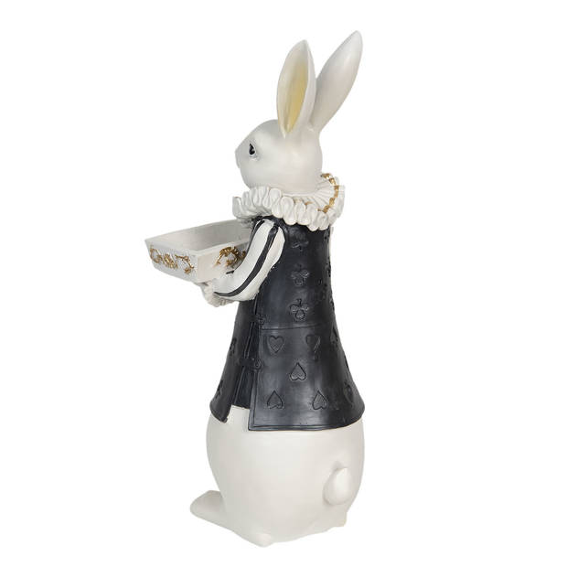 Clayre & Eef Multi Decoratie konijn meisje 15*13*37 cm 6PR3164