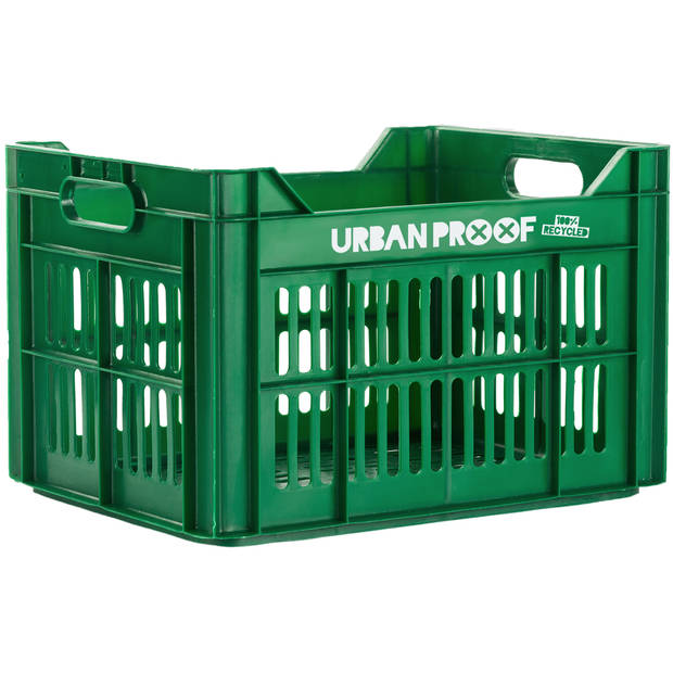 Urban Proof Fietskrat 30 liter Gerecycled Kunststof Army Green