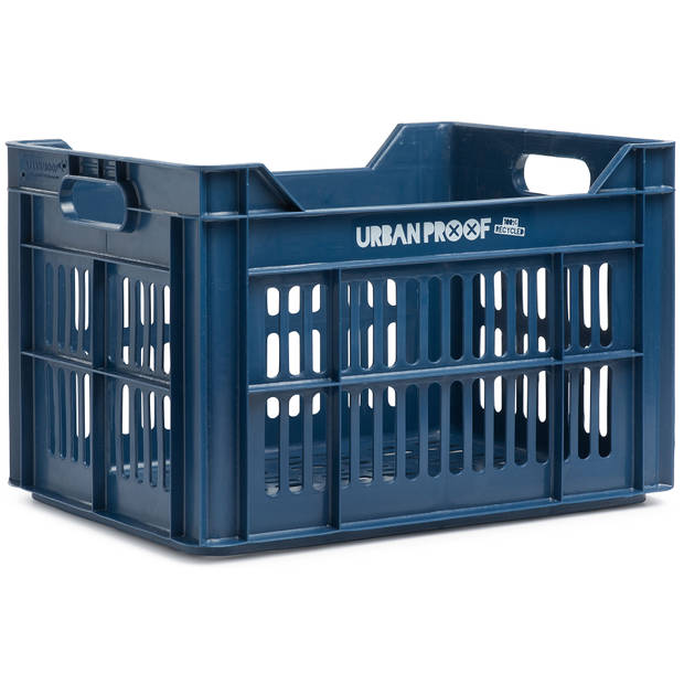 Urban Proof Fietskrat 30 liter Gerecycled Kunststof Dark Blue