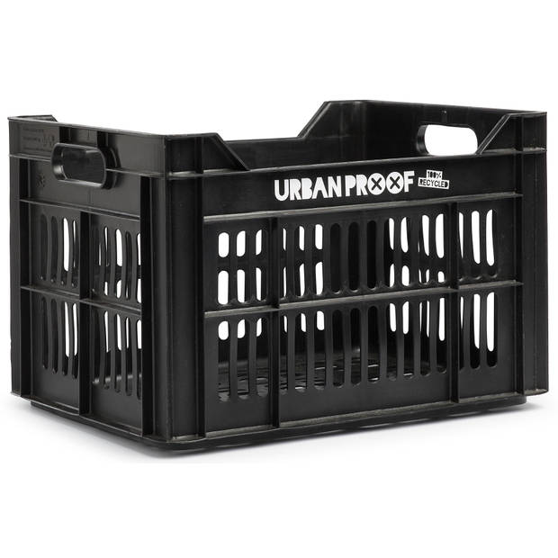 Urban Proof Fietskrat 30 liter Gerecycled Kunststof Black