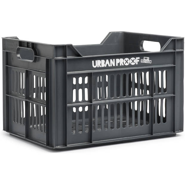 Urban Proof Fietskrat 30 liter Gerecycled Kunststof Ash Grey