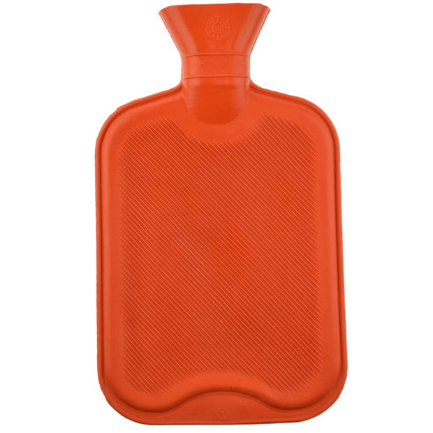 Orange85 Warmwaterkruik - Kruik - Zak - Rood - 2 Liter - Rubber - Unisex - Warmwaterzak - Warmtekruik - Bedkruik