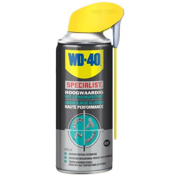 WD-40 lithium-spuitvet Specialist 250 ml wit