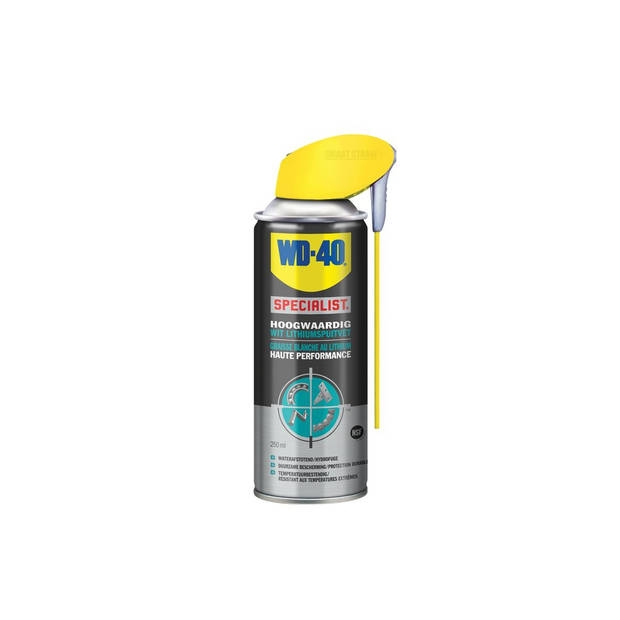 WD-40 lithium-spuitvet Specialist 250 ml wit