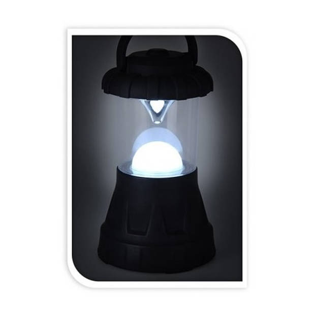 Redcliffs campinglamp 17 x 8,5 cm rubber zwart