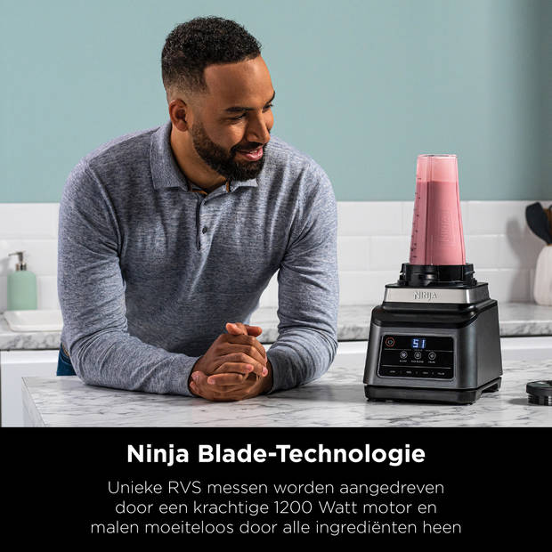 Ninja Foodi 2-in-1 Blender en Smoothie Maker - 1200 Watt - 2.1 Liter - IJsCrusher - Auto IQ - BN750EU