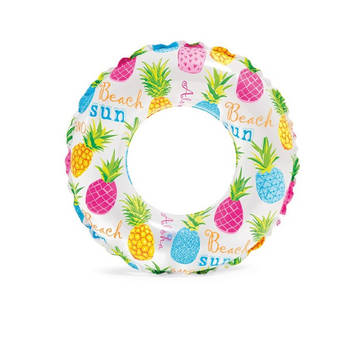 Zwemband met gekleurde ananas print 51 cm - Zwembanden