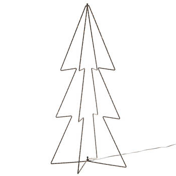 Kerstverlichting 3D kerstbomen met 90 lampjes 91 cm - kerstverlichting figuur
