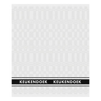 DDDDD Keukendoek Pelle 50x55cm - white - set van 6