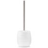 Wc-borstel met witte houder van polyresin 37,5 cm - Toiletborstels