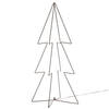 Kerstverlichting 3D kerstbomen met 90 lampjes 91 cm - kerstverlichting figuur