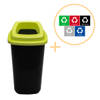 Plafor Prullenbak 28L groen, gemakkelijk afval recyclen