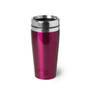 Isoleerbeker RVS metallic fuchsia roze 450 ml - Thermosbeker