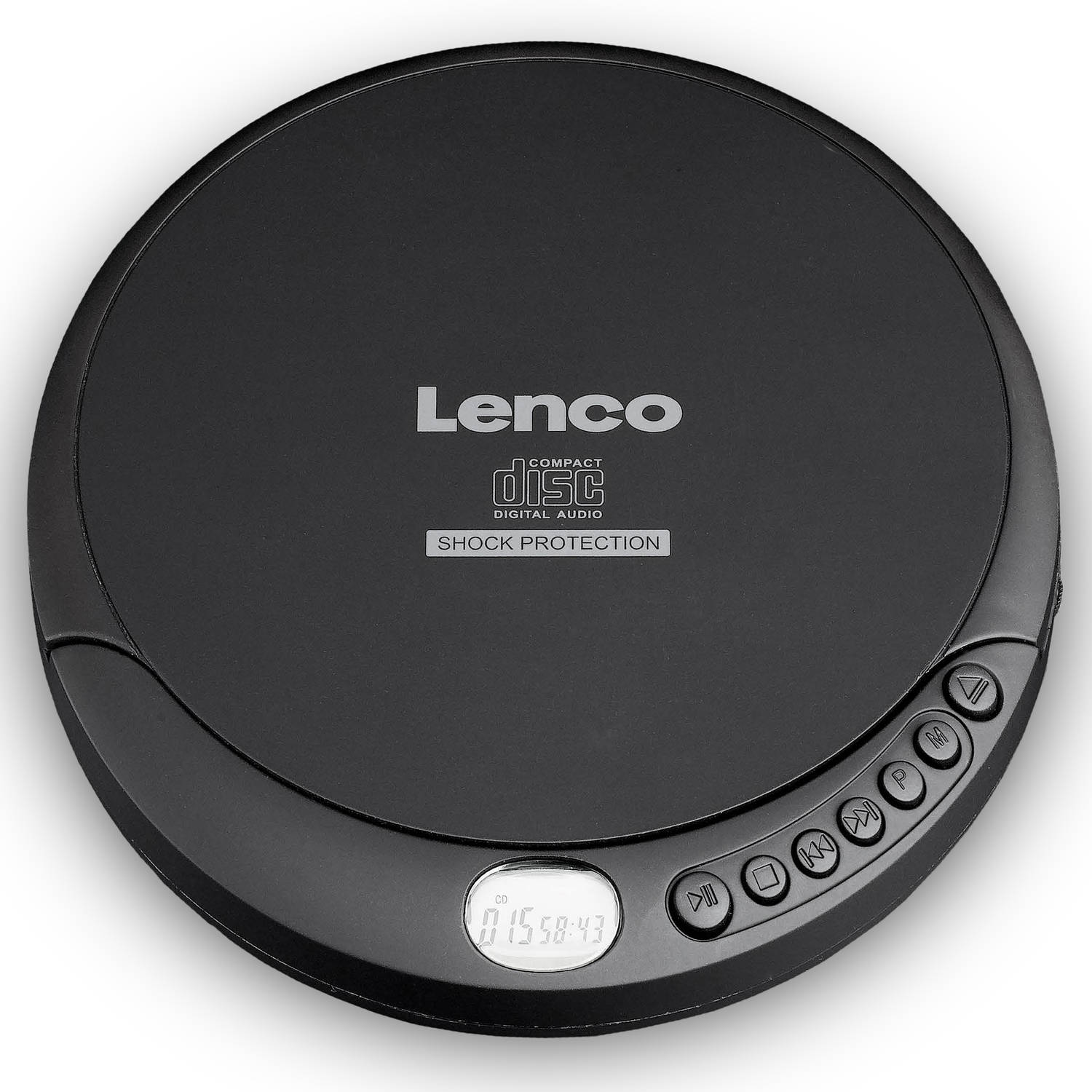 Lenco CD-200 Discman CD, CD-RW, MP3 Accu laadfunctie Zwart