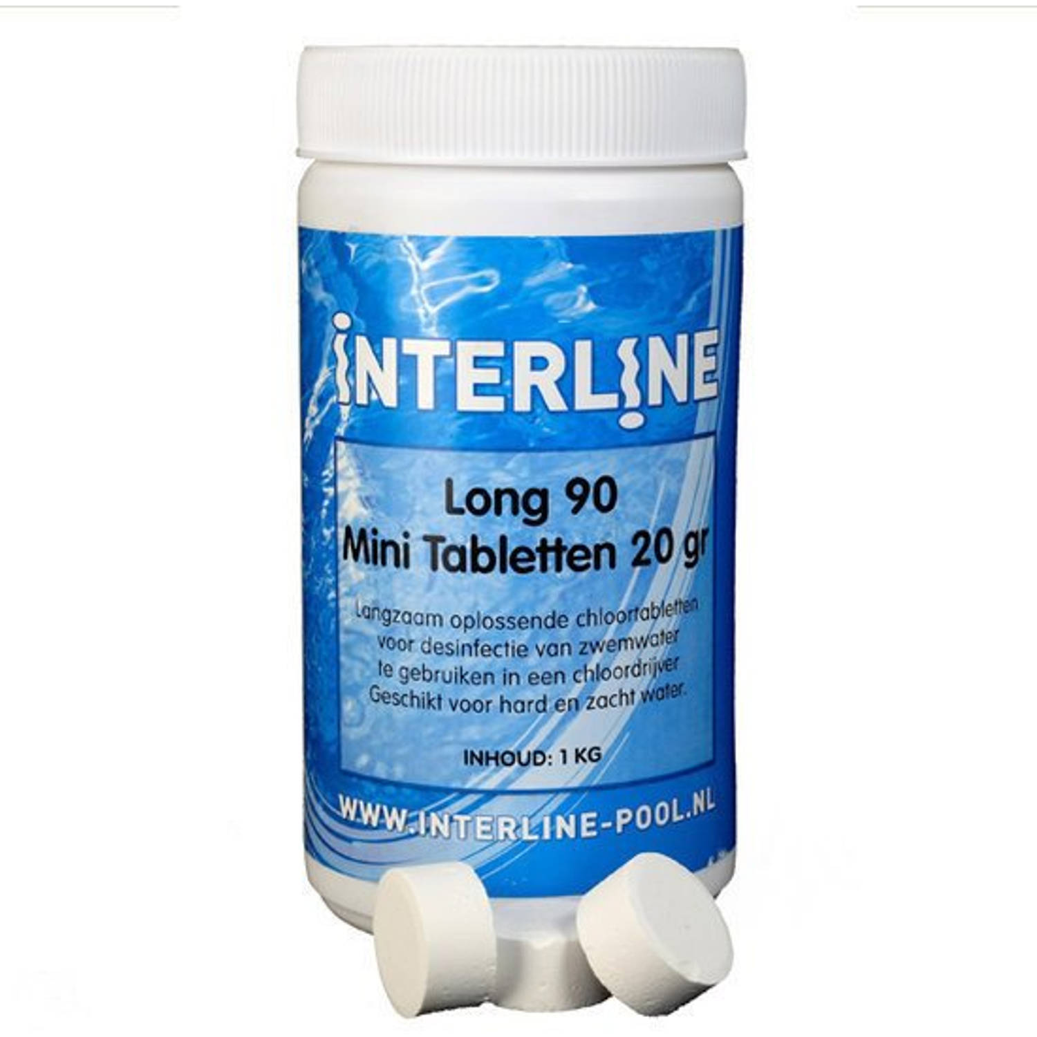 Merkloos Interline Chloortabletten Long90 20gram/1kg(52781206 ) online kopen