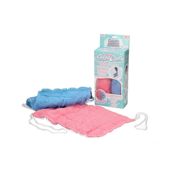 Banzaa Easy Reach Loofa Cloth Duo Pack – 2 Stuks