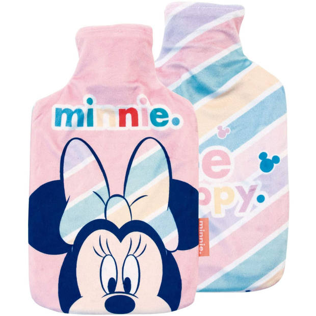 Disney waterkruik met hoes Minnie Mouse 2 liter fleece roze