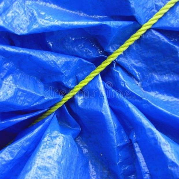 HIXA Zeildoek - 1,2 x 1,8 Meter - Blauw - Afdekzeil - Zwembad - Aanhanger - Sterk Materiaal
