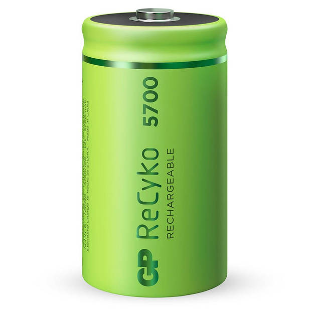 GP ReCyko D 5700mAh 2 stuks Oplaadbare NiMH Batterij