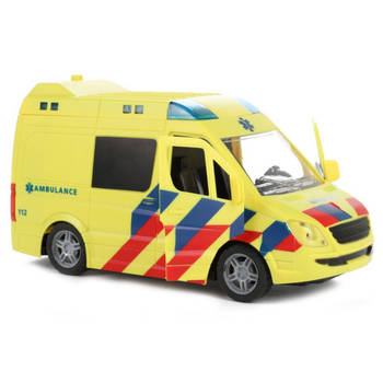 Toi-Toys ambulance junior 21 cm geel