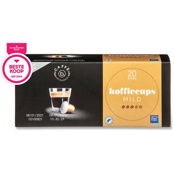 Blokker aluminium koffiecups mild - 20 stuks