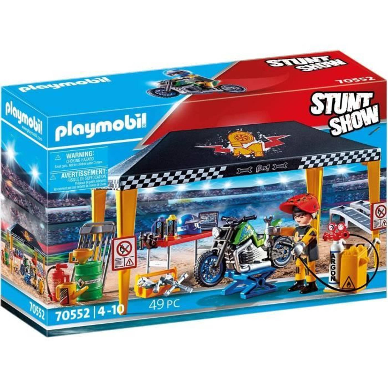Playmobil 70552 Stuntshow Werkplek tent