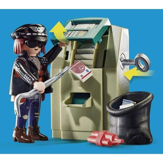 Playmobil Politiemotor: achtervolging van de geldrover 70572