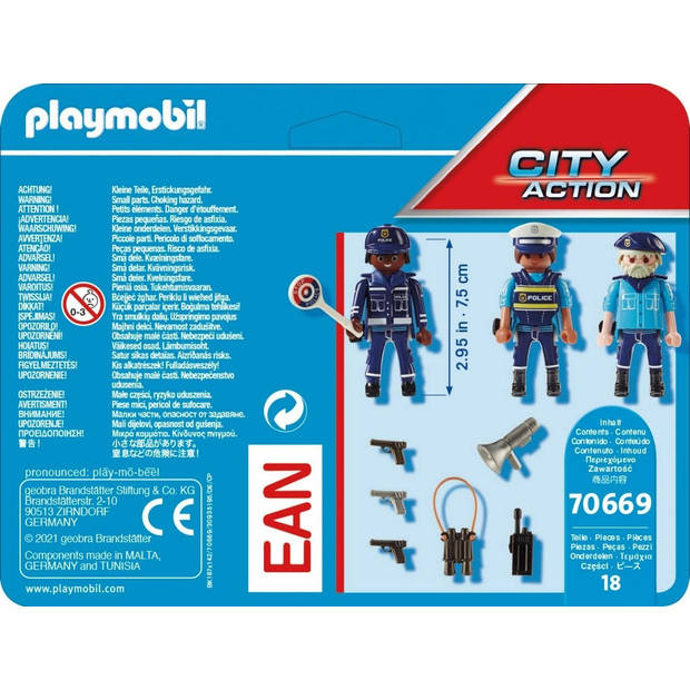 Playmobil 70669 Figurenset politie