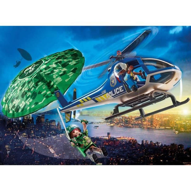 Playmobil Politiehelikopter: parachute-achtervolging 70569