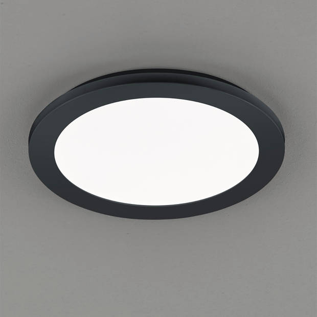 LED Plafondlamp - Badkamerlamp - Trion Camy - Opbouw Rond 13W - Spatwaterdicht IP44 - Dimbaar - Warm Wit 3000K - Mat