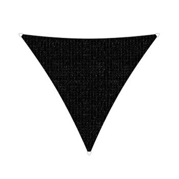 Sunfighter s driehoek 6x6x6m Zwart met Bevestigingsset