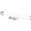 LED Spiegelverlichting - Trion Matero - 4W - Spatwaterdicht IP44 - Warm Wit 3000K - Glans Chroom - Aluminium