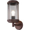 LED Tuinverlichting - Wandlamp - Buitenlamp - Trion Taniron - E27 Fitting - Spatwaterdicht IP44 - Roestkleur - Aluminium